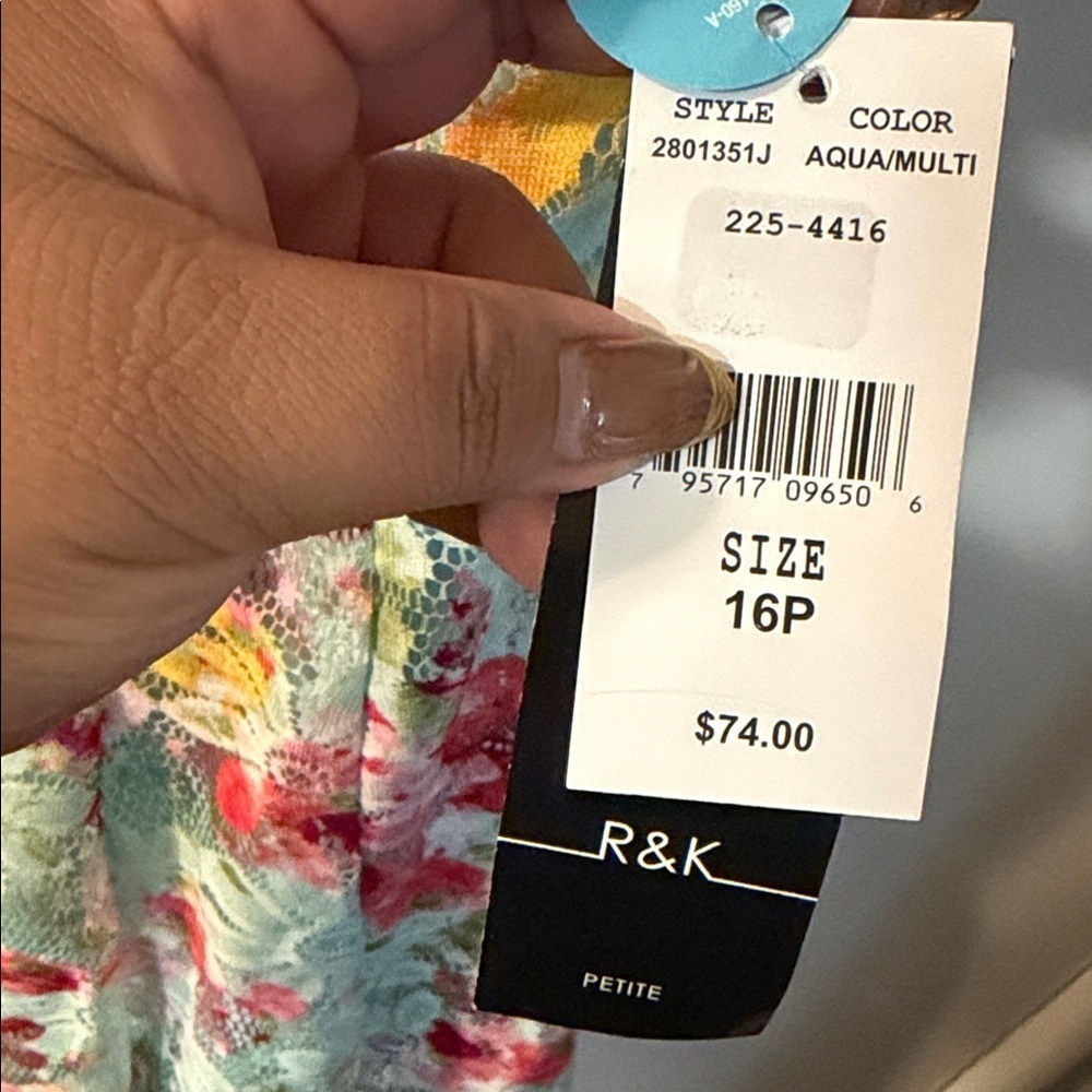 R&K Floral Pastel Midi Dress - Picture 3 of 10